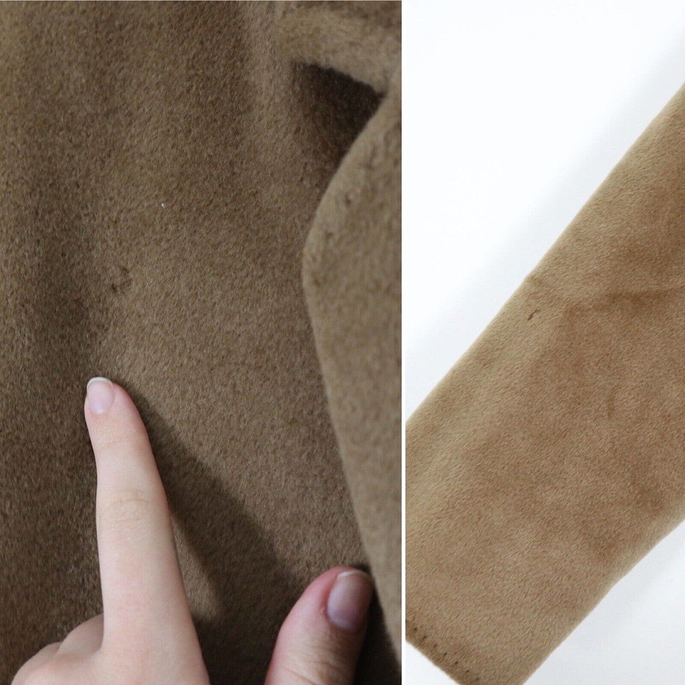 Max Mara US 6 Wool Coat Camel Tan Double Breasted Oversize - Picture 9 of 12